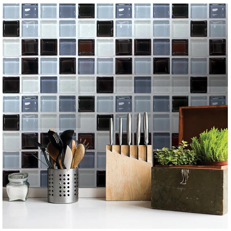 Ретро наклейки на стену плитка для ванной кухонные плиточные декоративные