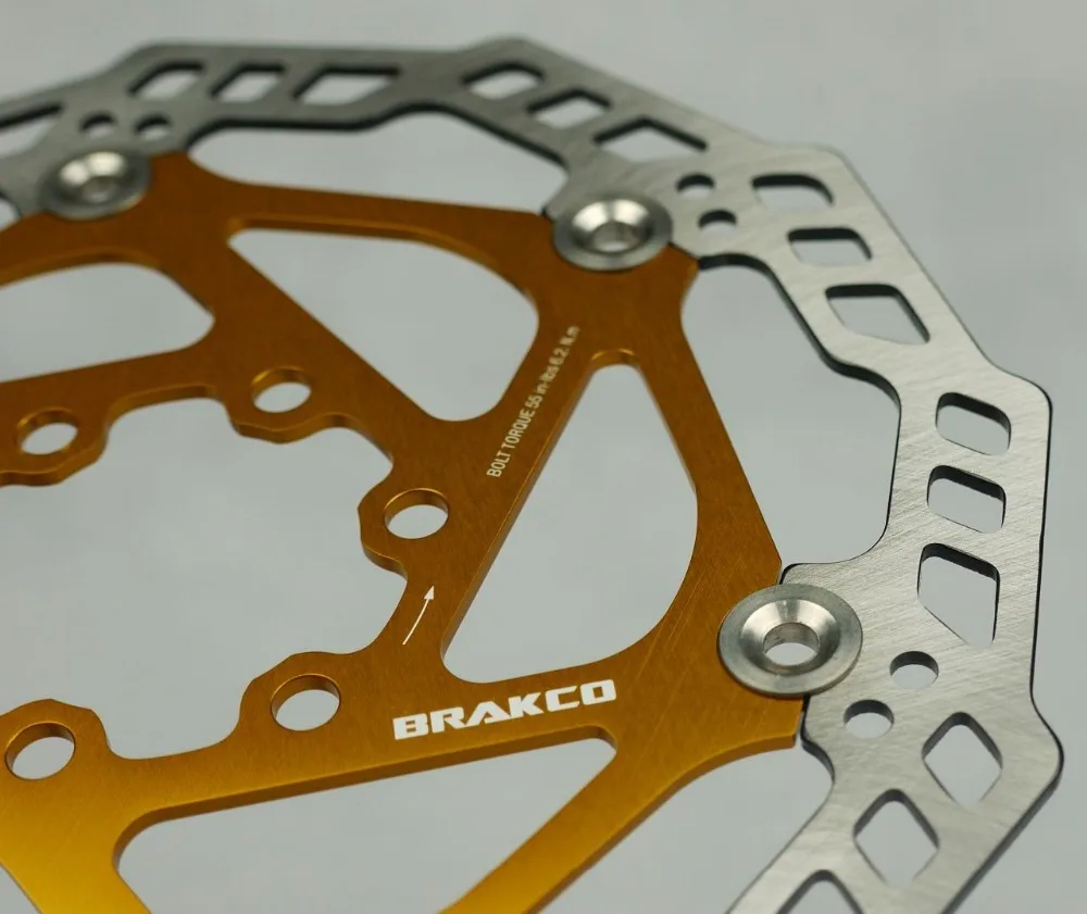 Один плавающий дисковый тормозной ротор 203 мм светильник вес 183 г Япония