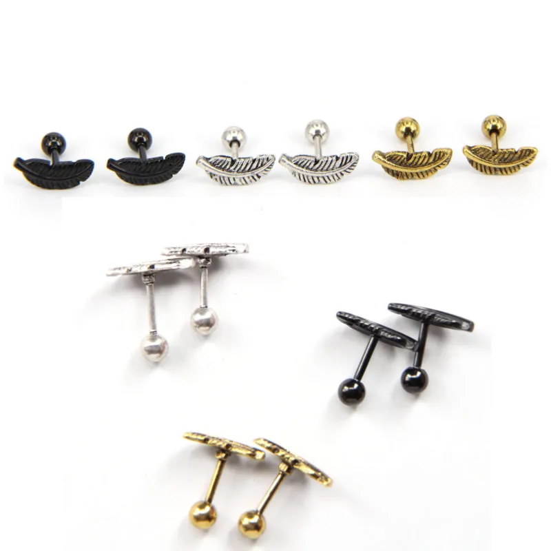 2016 новинка нержавеющая сталь поддельные пробки мяч пирсинг для ушей в форме