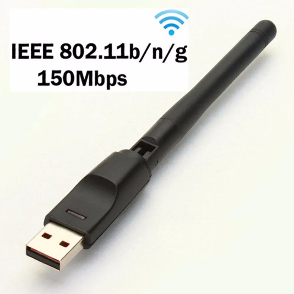 2dBi несъемная антенна 150mbps 11n USB Wifi ключ Мини Беспроводная N сетевая карта адаптер