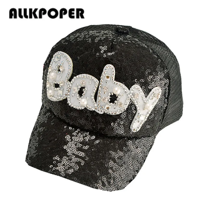 Allkpoper 2017 Gorras модные Повседневное Casquette дети Обувь для девочек Бейсбол Кепки со