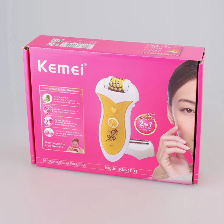 Kemei KM 1901 4 в 1 перезаряжаемая многофункциональная Женская бритва Электрический