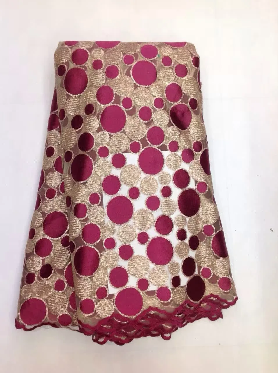 

Sequin African Lace Fabric 2017 Nigerian Lace Fabric French Lace Fabric High Quality Embroidered Tulle Lace Fabric KL9301