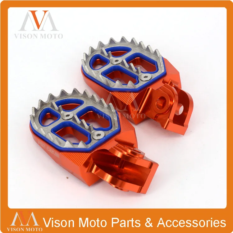 ЧПУ Заготовка MX подножки подставки педали для KTM EXC SX SXF XCF SMR 125 250 300 450 85 525 Мотокросс