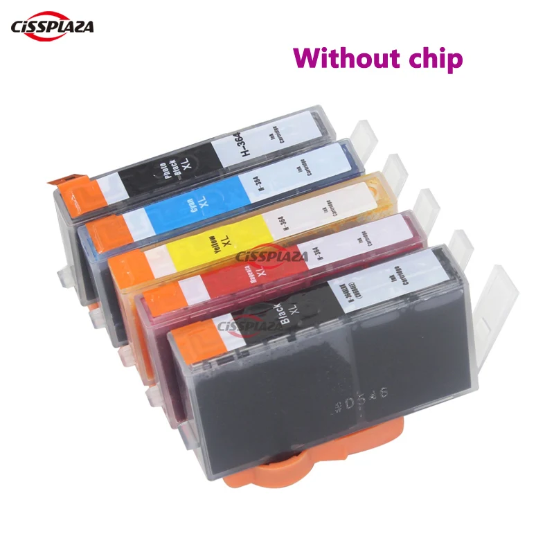 

CISSPLAZA 10 x no chip ink cartridge Compatible for HP 564 364 B8550 B8553 C6300 C6380 C6383 D5460 D5463 D7560 full ink