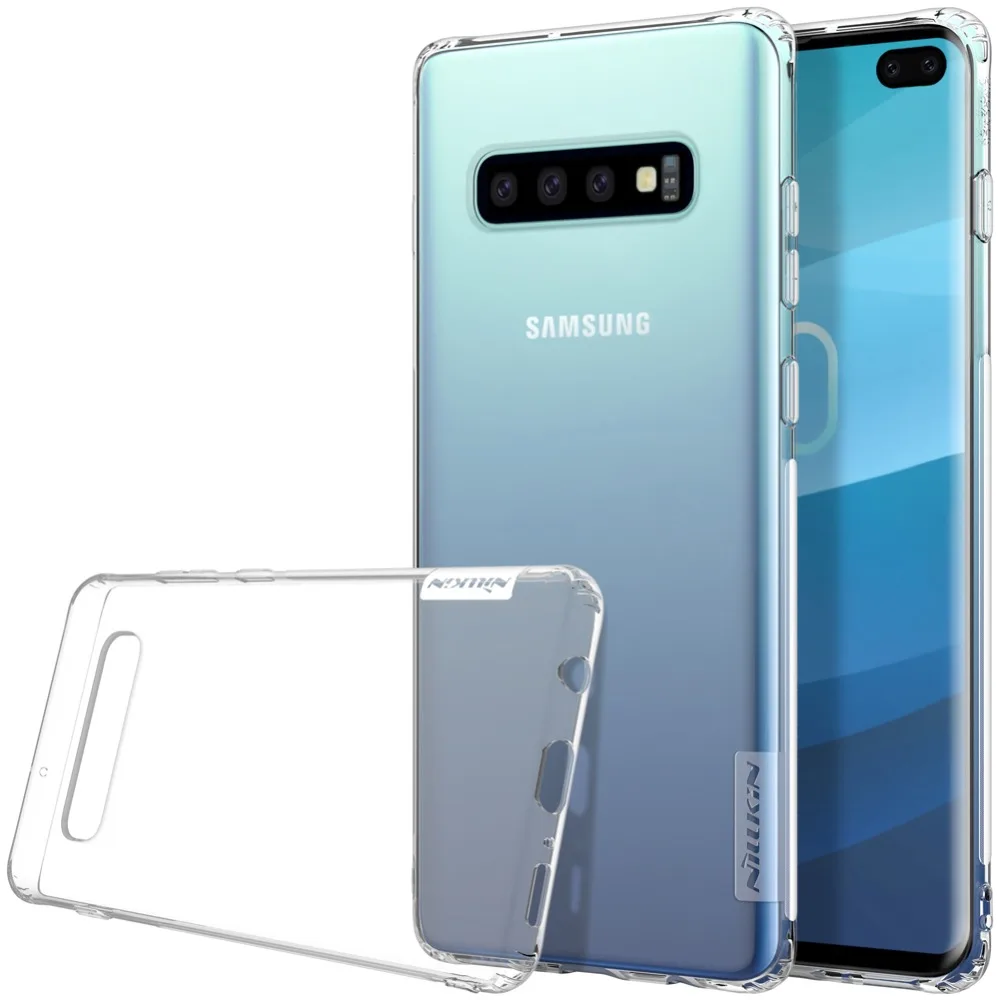 10 шт./лот чехол для телефона Samsung Galaxy S10 plus Nillkin Nature TPU мягкий чехол|Бамперы| |