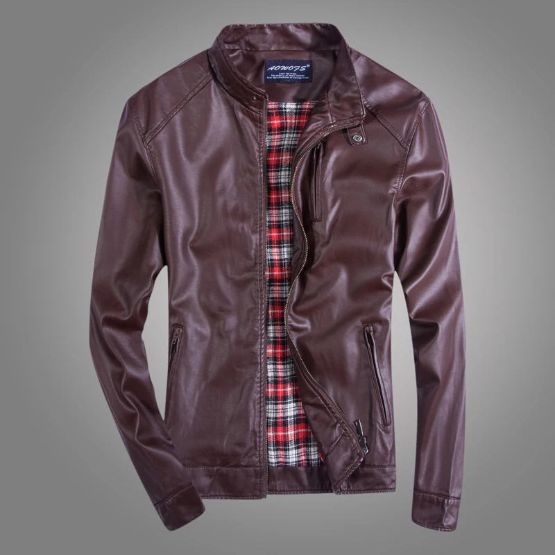 2015 Моды Кожаная Куртка Мужчины Jaqueta Couro Masculino Мужские Кожаные Куртки И Пальто Chaqueta