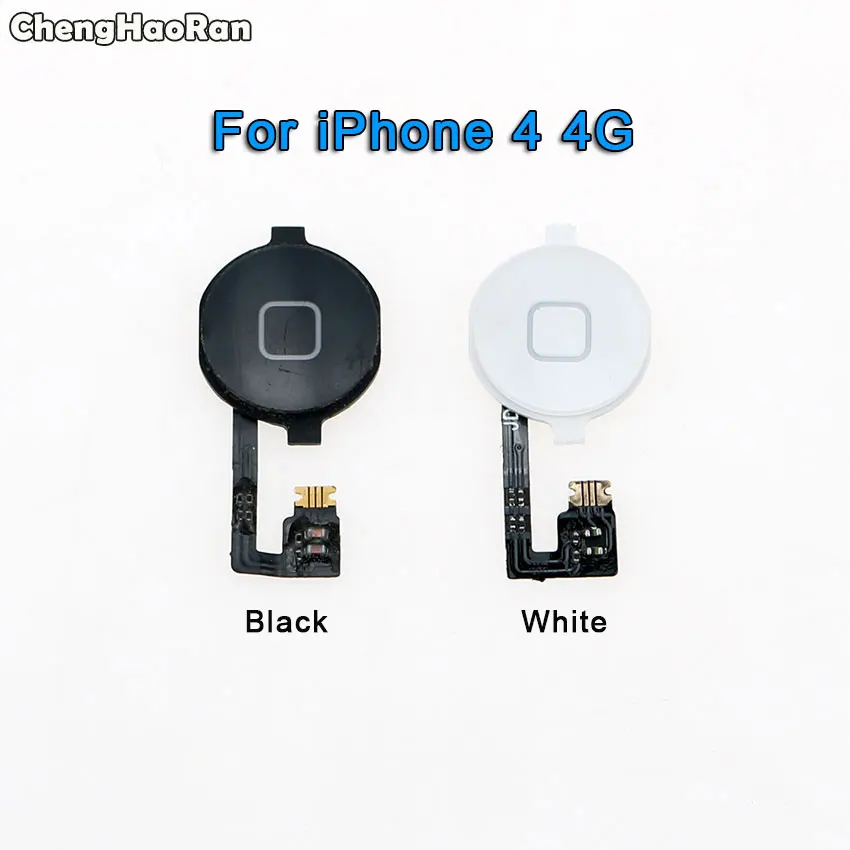 ChengHaoRan для iPhone 4 4S 5 5C 6 6S Plus 6P 6SP кнопка домой с гибким кабелем Кнопка меню Клавиша