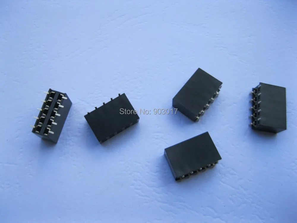 30 шт. SMD SMT шаг 2 54 мм 2x5 10 контактов хрупкий штыревой разъем двухрядная полоса с