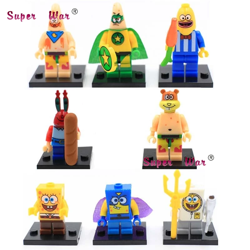 10Set-SY177 10 компл. Мультфильм серии 4 девочки время приключений игрушки История Бэтмен фильм Seiya строительные блоки модель детей - Цвет: 10Set-SY177