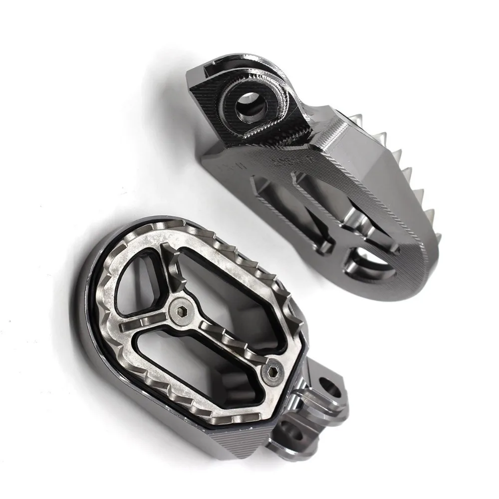 Алюминиевые Подножки CNC MX для мотоцикла питбайка мотокросса подножки ног Husqvarna KTM