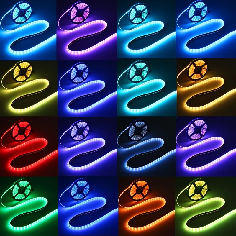 0 5/1/2/3/4/5 M 5V 5050 60SMD/M RGB светодиодная полоса лампа бар ТВ ПОДСВЕТКА Комплект USB пульт