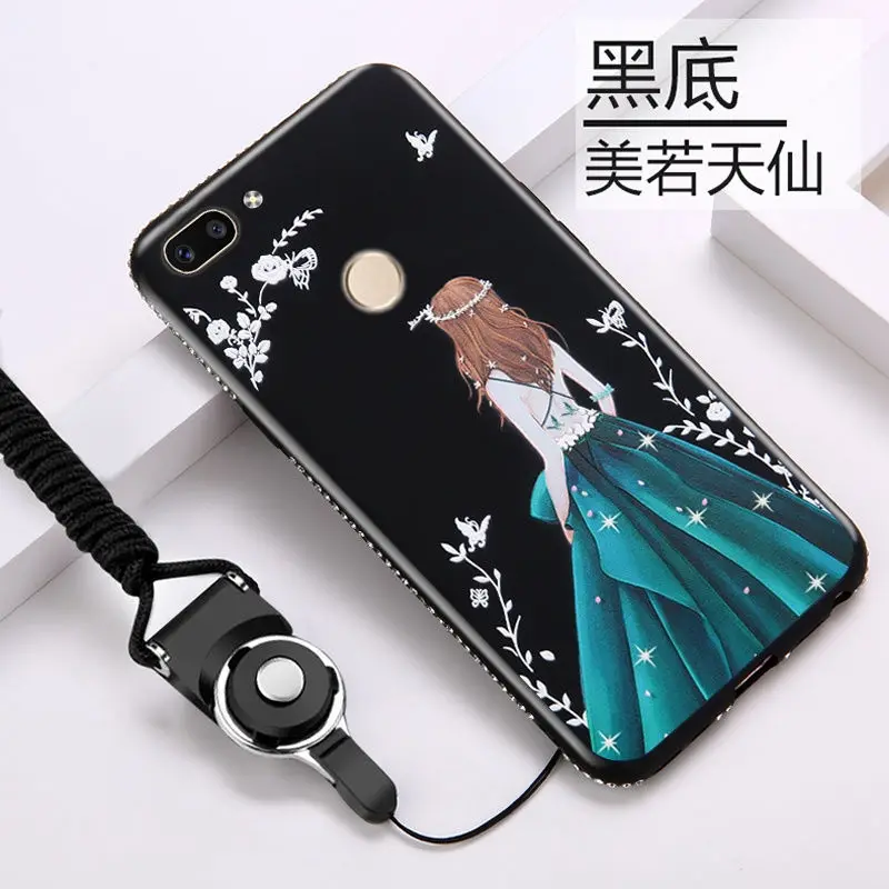 Huawei p smart силиконовые модные роскошные женские серии анти капля защита телефона