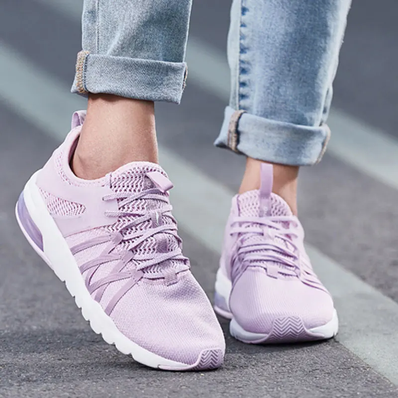 Женские Прогулочные кроссовки Li Ning удобные дышащие на воздушной подушке с