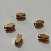 50pcslot 3x6mm vintage original brass spacer beads round flat tube beads nepal beads fits charms bracelet diy jewelry making