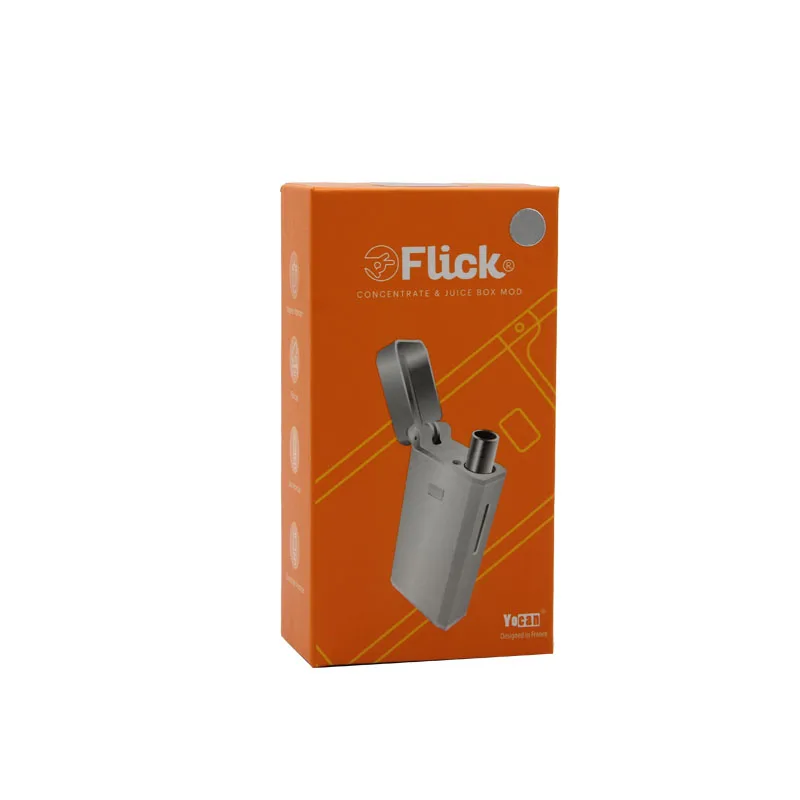 Оригинальный Yocan Flick 2 в 1 комплект с 650 вэпорайзер на батарейках и кварцевая