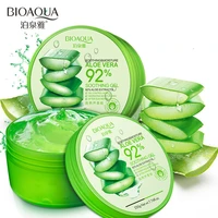 bioaqua 220g whitening natural aloe vera smooth gel acne treatment face anti aging cream for hydrating moist repair after sun
