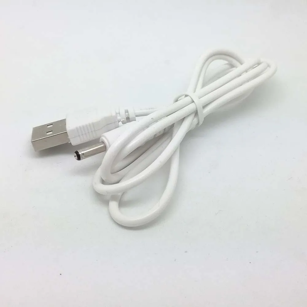 Новый Белый ПК USB папа до 5 В DC 3 мм x 1 35 бочка Разъем Кабель питания Шнур _ зарядный
