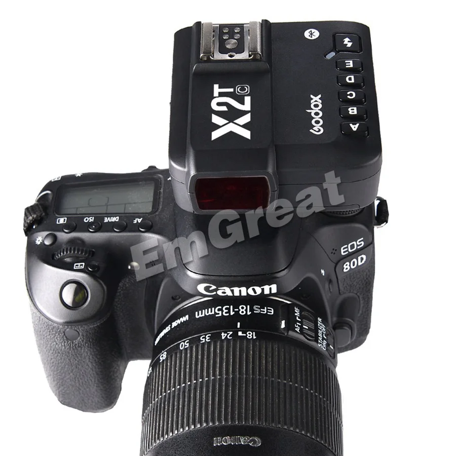 Godox X2T-C X2T-N X2T-S X2T-F X2T-O ttl 1/8000s HSS беспроводной триггерный передатчик вспышки для sony цифровой зеркальной камеры Canon Nikon Fuji Olympus