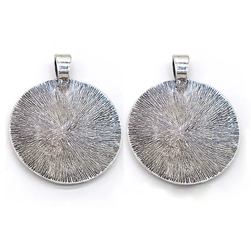 2 шт. круглые подвески для ожерелья 67 х53 мм|pendant for necklace|large pendants necklaceslarge silver |