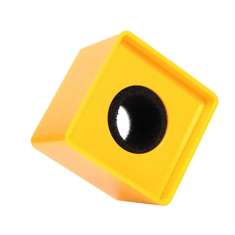 Микрофон для интервью с отверстием 40 мм квадратный кубический логотип флаг