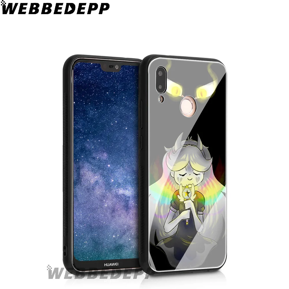 Чехол WEBBEDEPP Star vs the Force из закаленного стекла для Huawei Mate 20 P20 P10 P Smart 2019 2018 &amp Honor 10 9 8X 7A