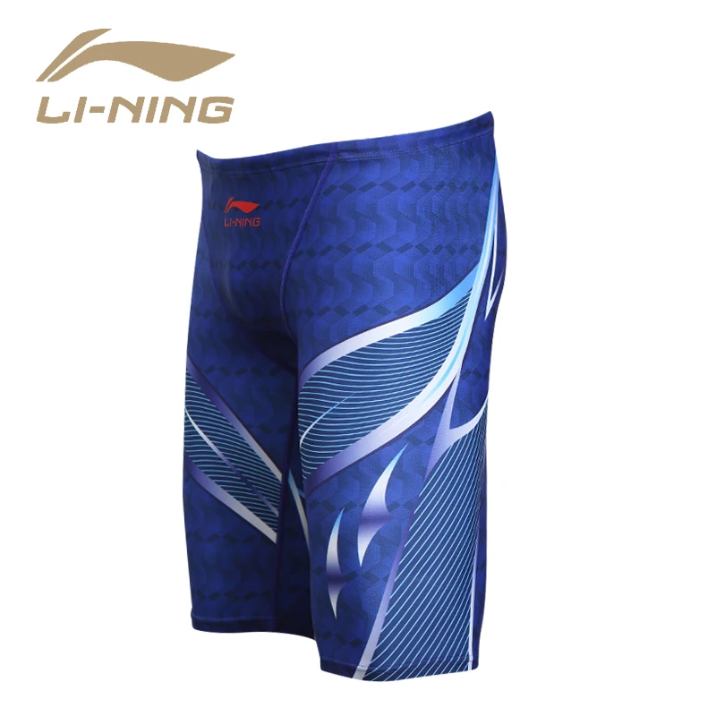 Новинка LI-NING профессиональные мужские плавательные трусы одежда для плавания