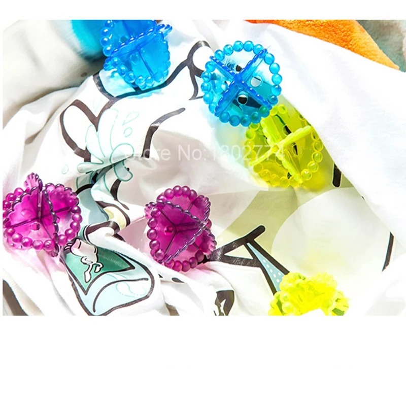 10Pcs Magic Washing Ball Machine Balls Laundry Dryer Fabric Soften Helper Cleaner Boule De Lavage XYQ | Дом и сад