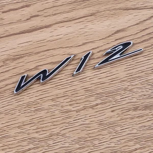 Аксессуары для стайлинга автомобиля Bentley, кузов автомобиля W12, Модифицированная наклейка для крыльев, металлические стандартные декоративные наклейки