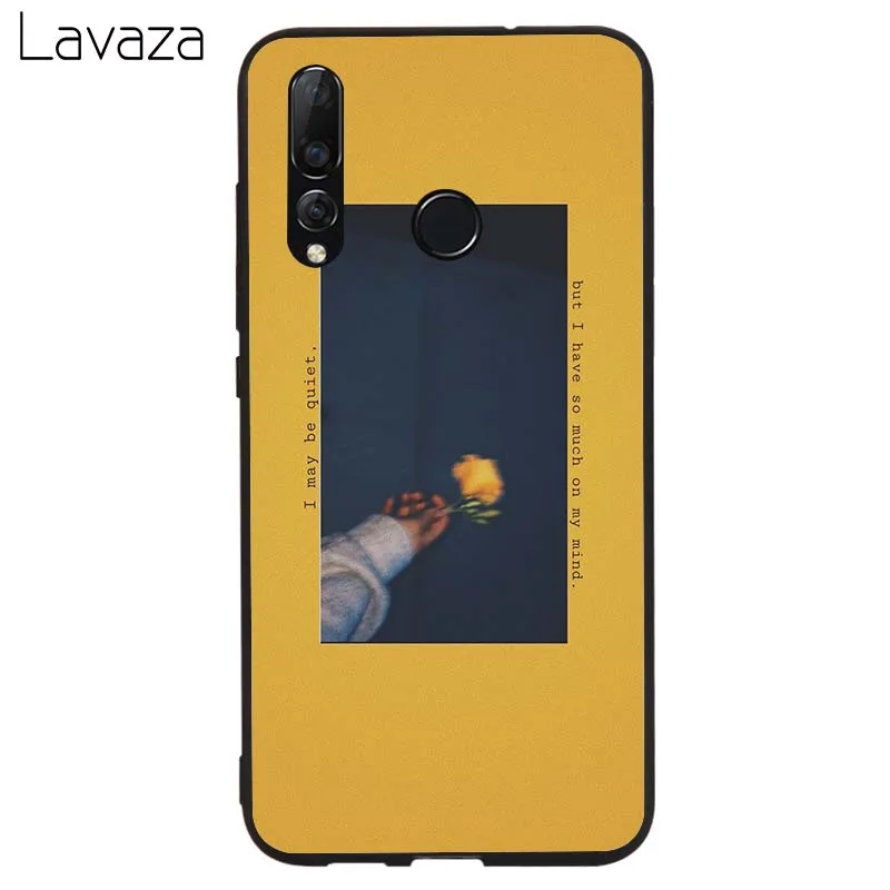 Лаваза желтый Эстетическая иллюстрация мягкий чехол для Huawei Honor 6 7A Pro 7C 8C 7 8X 8 9 10 lite