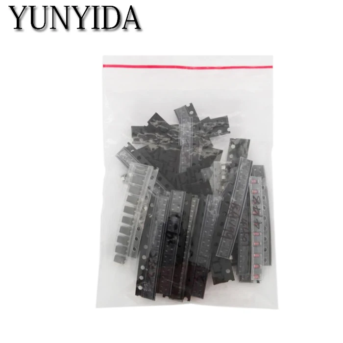 35 значений* 10 шт = 350 шт./лот SMD SMT транзистор и диод Ассортимент Комплект