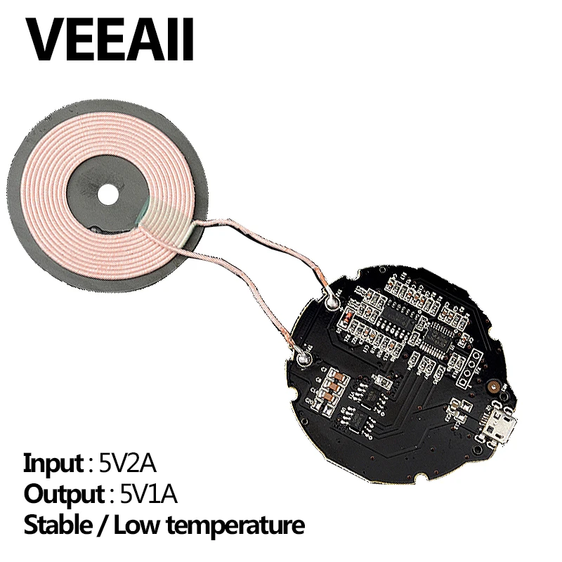 VEEAII Беспроводное зарядное устройство pcba DIY для iphone 8/X XR XS Max Qi схема samsung s8