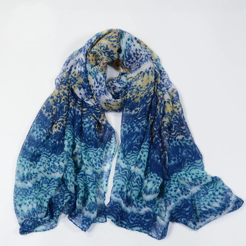 Для женщин Ombre с принтом шарф печатных 10 шт./лот|women print scarf|printed scarfscarf women |