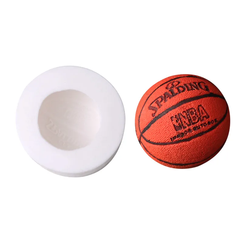 Новые 3D баскетбольные силиконовые формы инструмент для украшения тортов форма