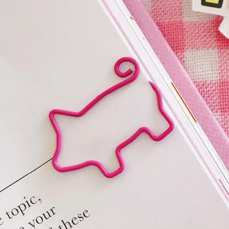 10 шт. мультяшная милая розовая креативная копилка рулон игл для бумаги