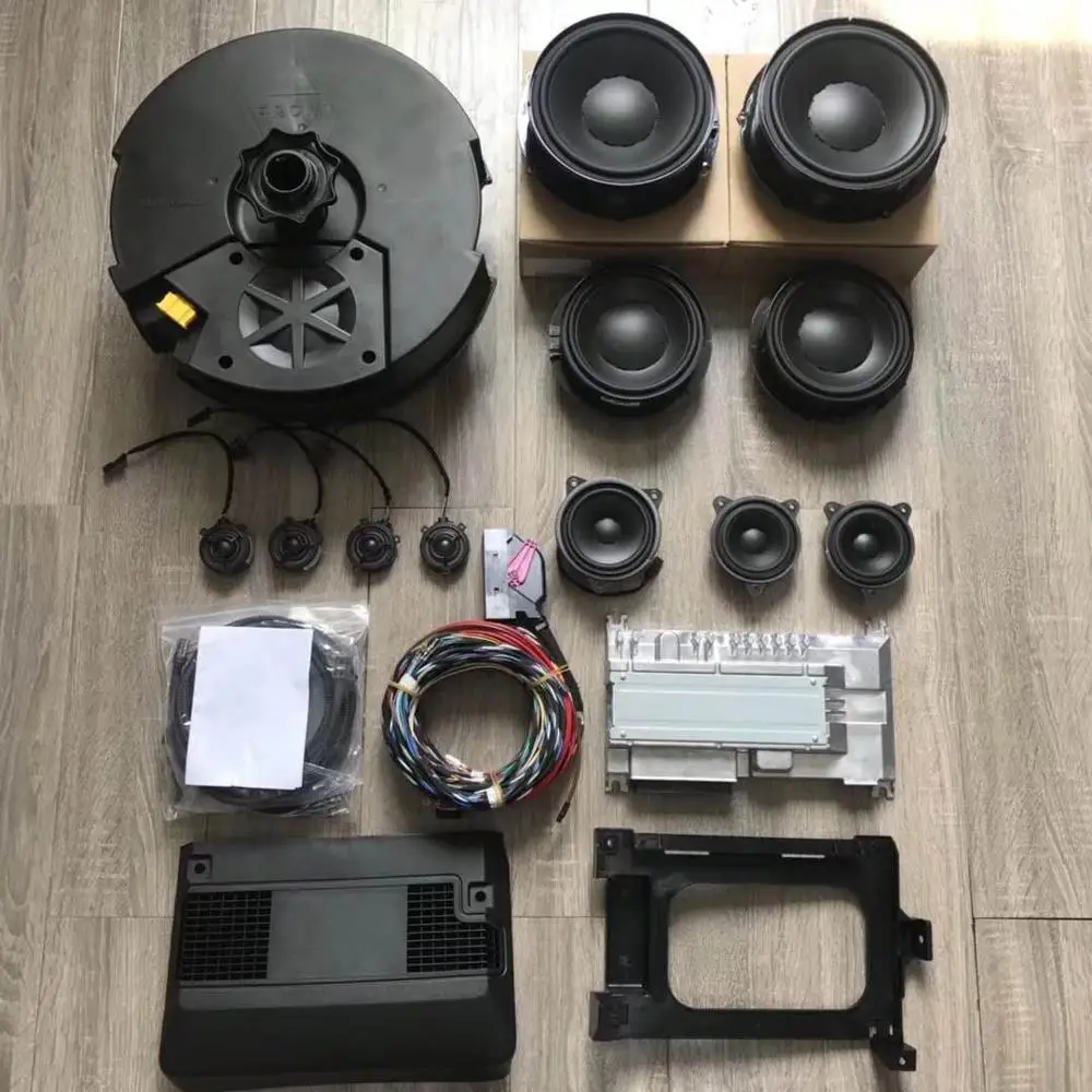 

Комплект Динамиков Dynaudio для Passat B8/B8.5 2016-2020 (4 твитера/4 сабвуфера/2 Альта/1 центр/1 сабвуфер/1 усилитель) с проводами