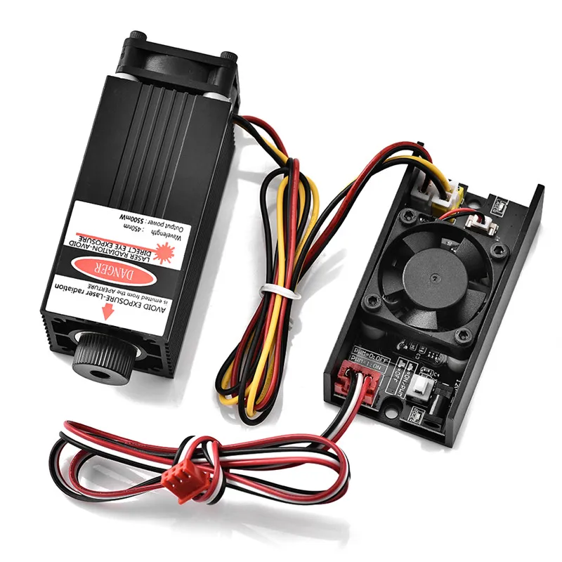 5 Вт 450нм ttl PWM контроль синий лазерный модуль DC 12 В фокусная Регулируемая лазерная