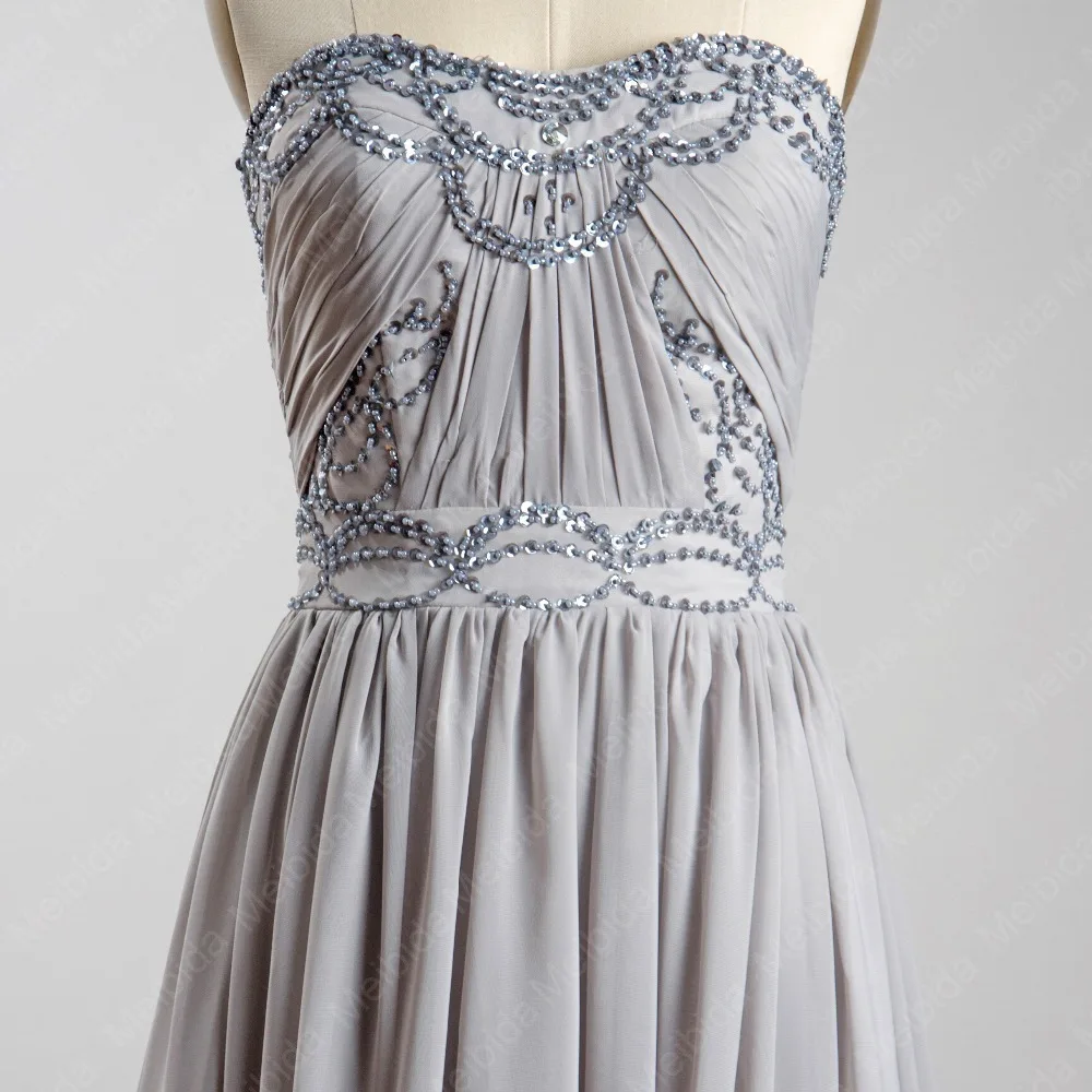 Real Chiffon Evening Dress Beading Sweetheart Neckline Off the Shoulder A Line Pleat Full Length Fashion Mother Daughter | Свадьбы и