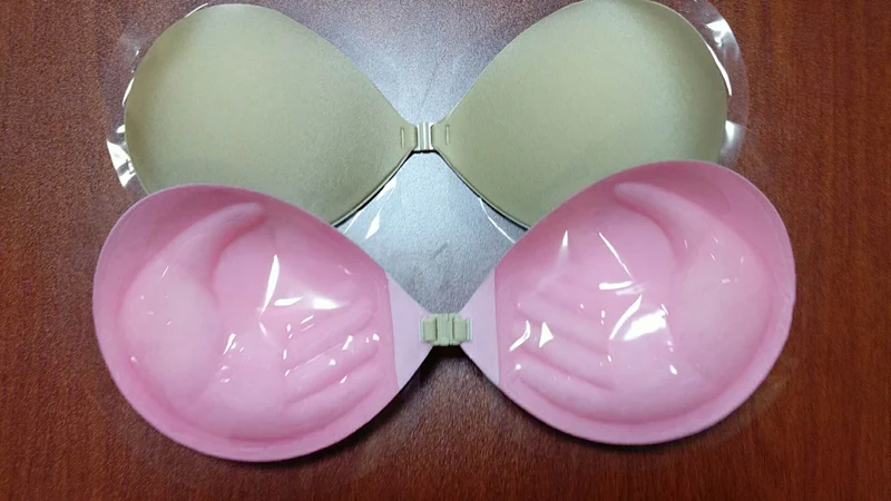 3cm Supper Thick Foam Self Adhesive Bra Backless and strapless Cotton Fabric Women Bras for Dress and Bikini