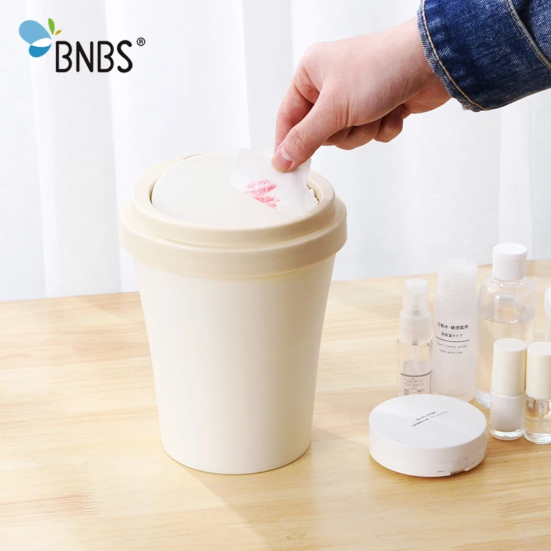 Бнбс форма чашки Мини мусорное ведро офисное настольное рулонное покрытие Tyep