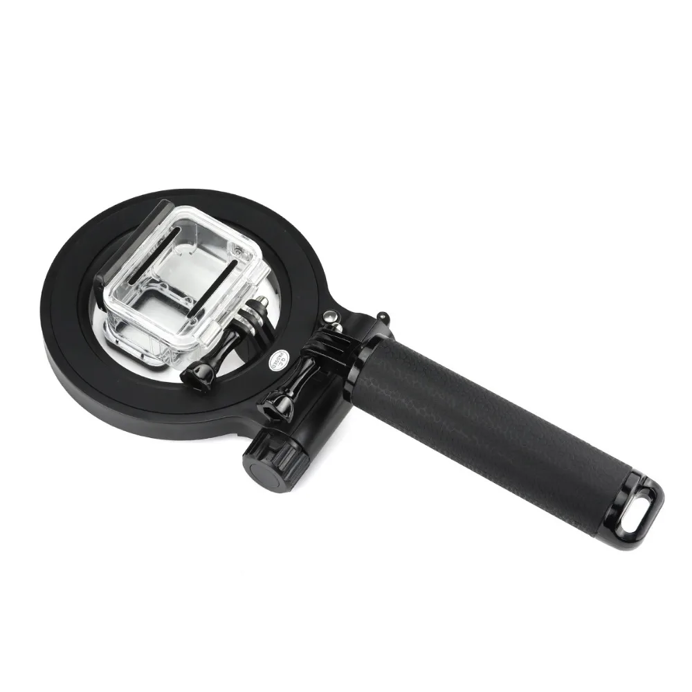 Продажа Водонепроницаемый светодиодный прожсветильник Тор для экшн-Камеры GoPro Hero 6 5 Xiaoyi SJCAM кольсветильник вспышка для дайвинга 40 М Подводная лампа ...