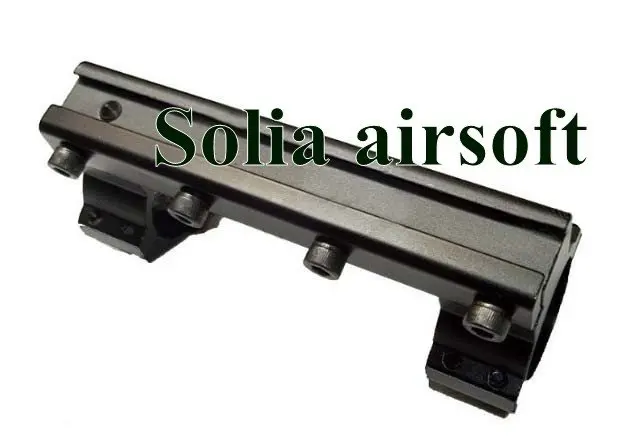 

100mm long 30mm diameter Double Ring High Rifle Scope Mount with 11mm weaver rail