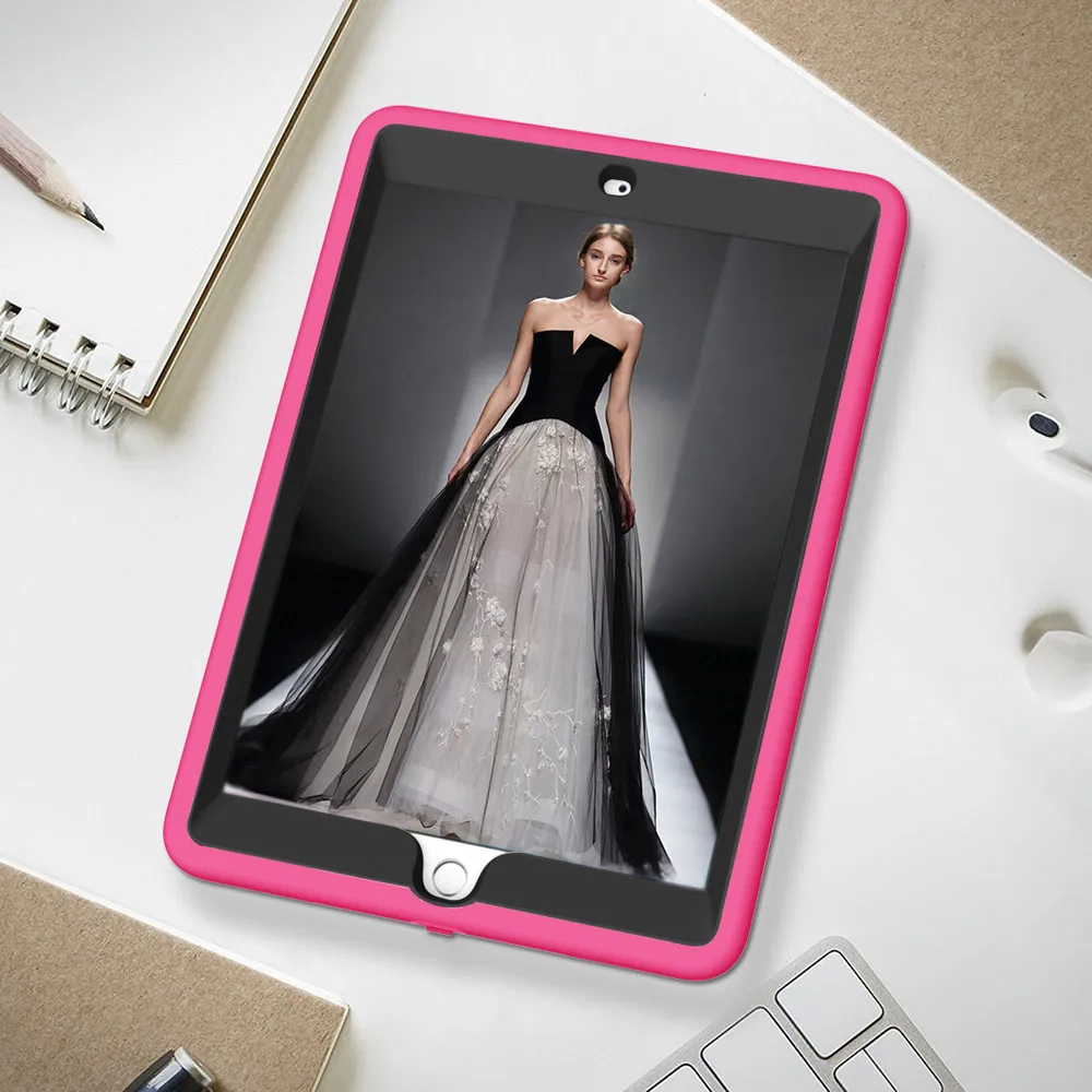 Для iPad 9 7 2017/2018 жесткий резиновый Гибридный планшет защитный чехол для планшета 20J
