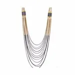 Bijoux Femme Collier Золотой цветной многослойный Блестящий массивный нагрудник Чокеры Колье-чокер для женщин Бохо ювелирные изделия Kolye