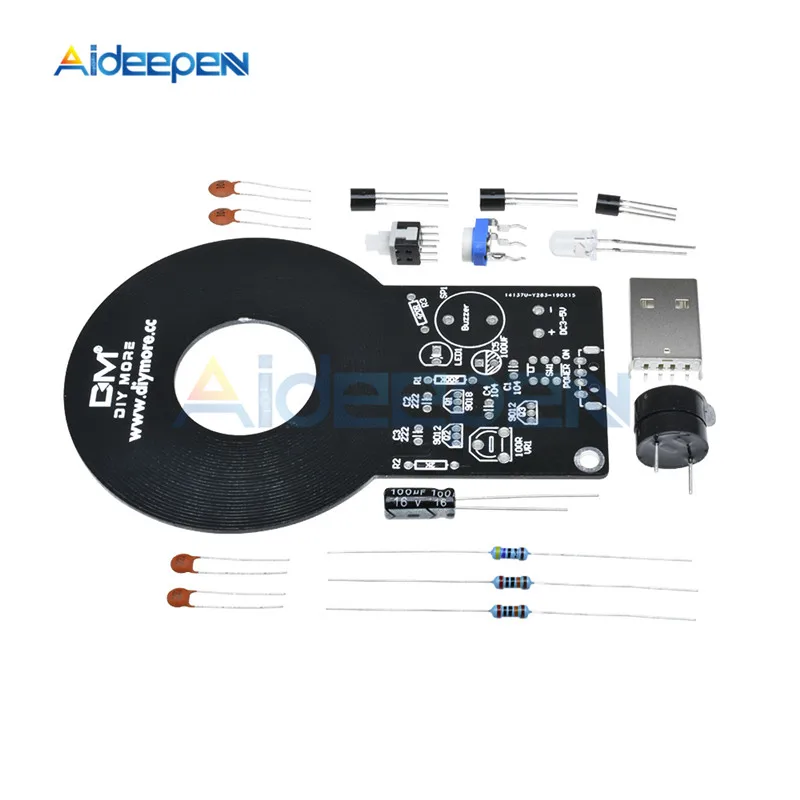 1 комплект металлоискателя DIY Kit электронный DC 3 в-5 в 60 мм Бесконтактный Модуль