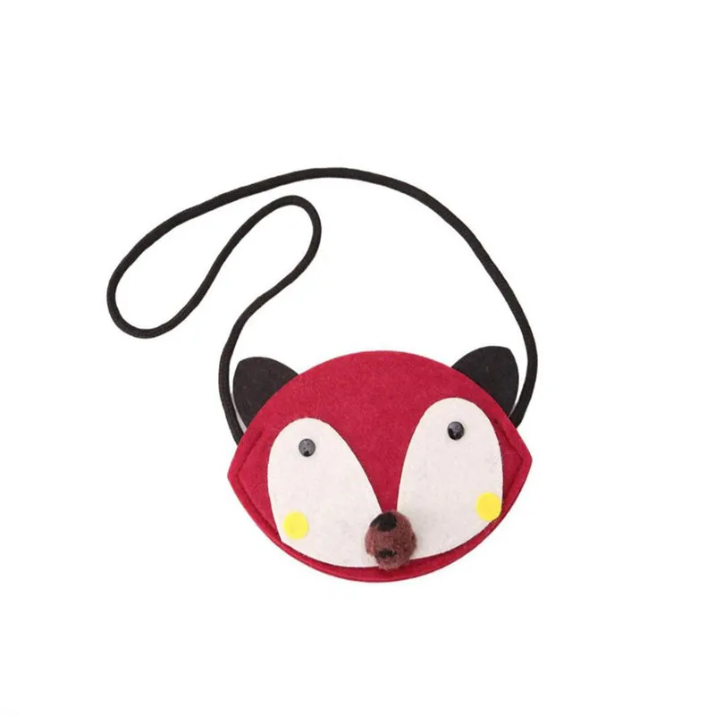 Мини-Сумочка Повседневная Лоскутная сумка-мессенджер милый мультфильм Лиса