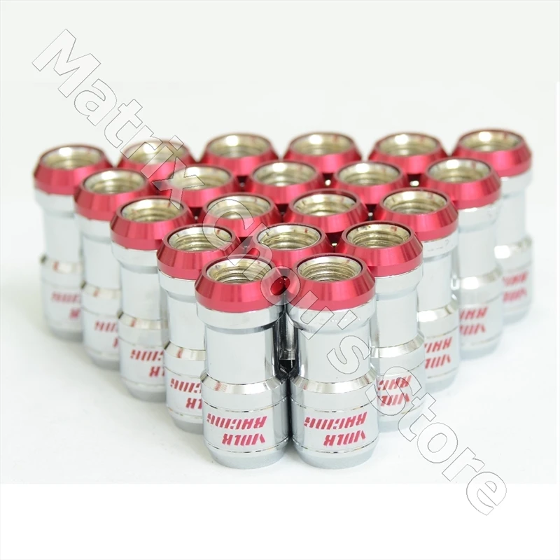 20 шт./компл. волк гоночная формула комплект гаек гайки с стопорные M12 x 1 5 4 цвета