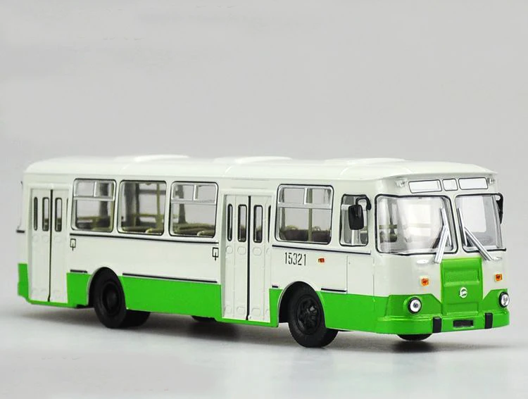 Автобус из алюминиевого сплава модель 1:43 России бывший в 677 м|bus model|russian modelmodel bus |