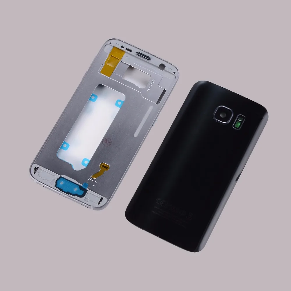 Корпус для Samsung Galaxy S7 G930 Edge G935 металлическая средняя рамка задняя крышка