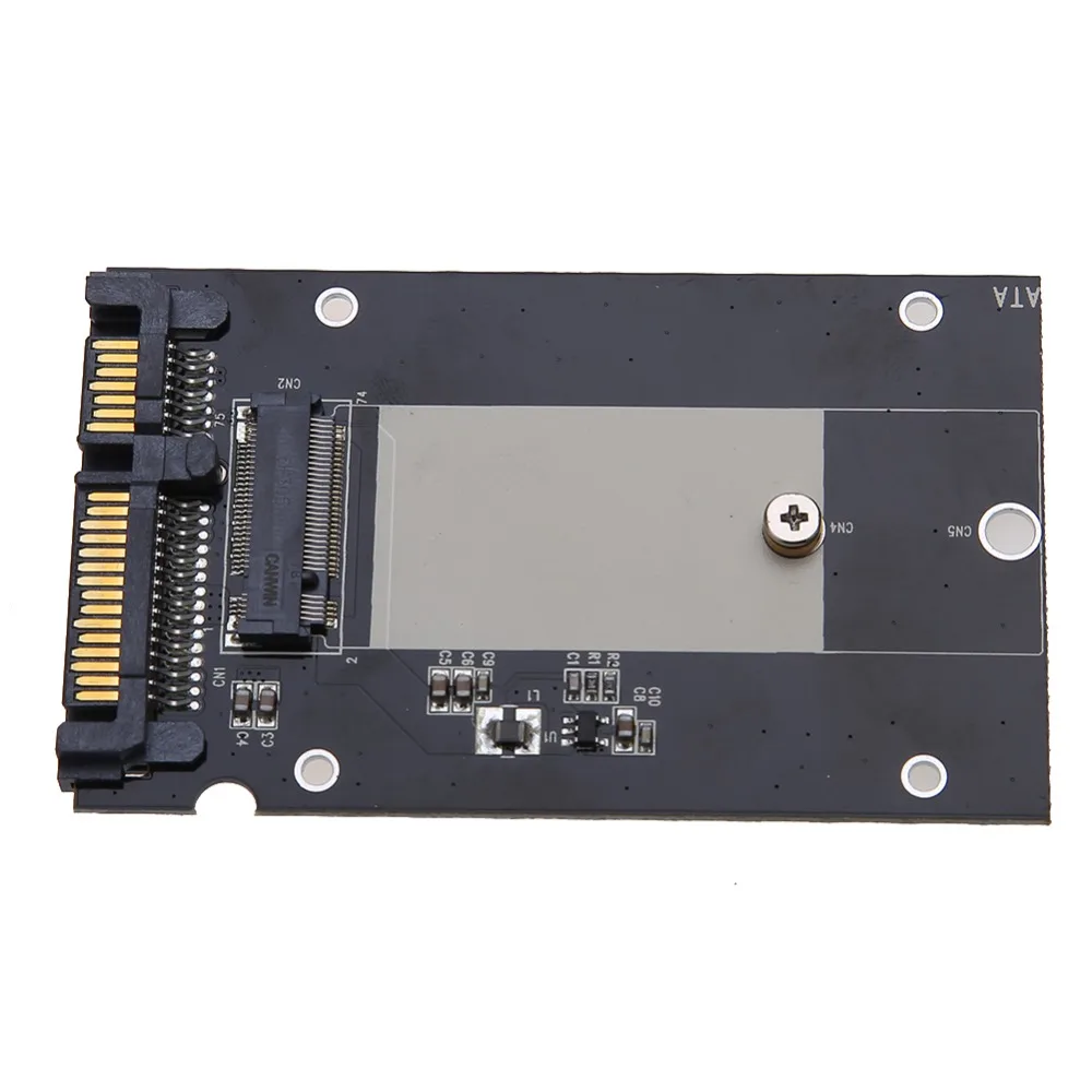 2 шт. B Ключ M.2 NGFF SSD на 2.5 дюйма SATA конвертер адаптер для 2230 2242 2260 базы m2 Win 10/Mac